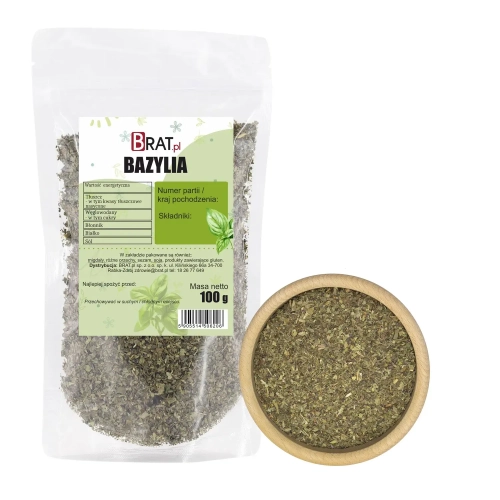 Bazylia suszona liść 100g