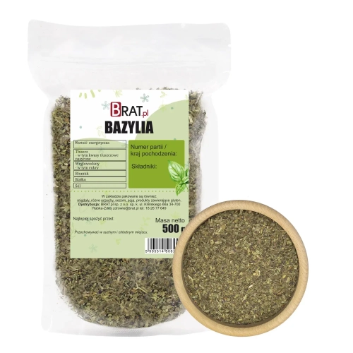 Bazylia suszona liść 500g