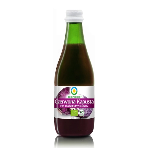 Czerwona kapusta 100% sok EKO kiszony 300 ml
