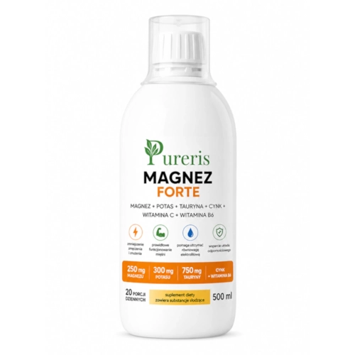 Magnez Forte w płynie 500ml PURERIS