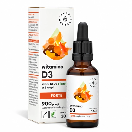 Witamina D3 forte 30ml - AURA