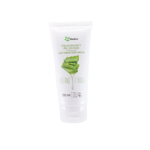 Pielęgnujący żel antybakteryjny 100ml - aloes