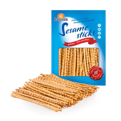 Paluszki z sezamem 70g Bezglutenowe