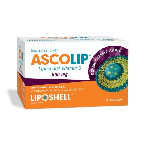 ASCOLIP Liposomalna witamina C porzeczkowa