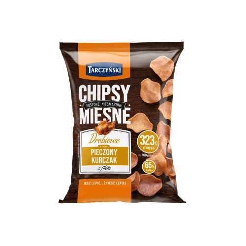 Chipsy mięsne drobiowe Pieczony Kurczak 25g