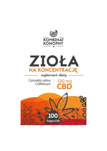 Zioła na koncentrację 100 kaps - 35g