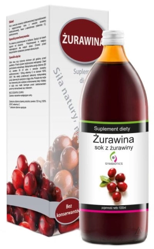 Sok z Żurawiny 1000 ml - SYMBIOTICS