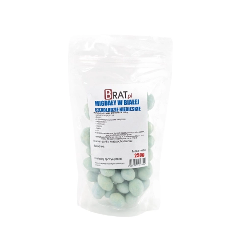 Migdały w białej czekoladzie Niebieskie 250g
