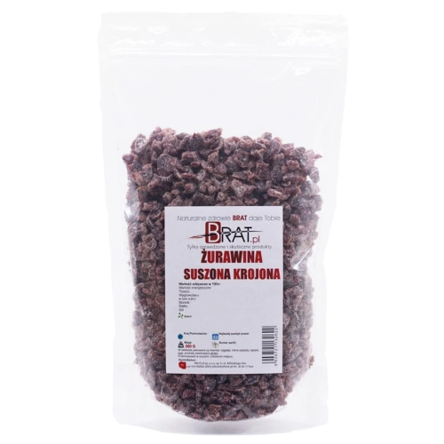 Żurawina suszona krojona 500g