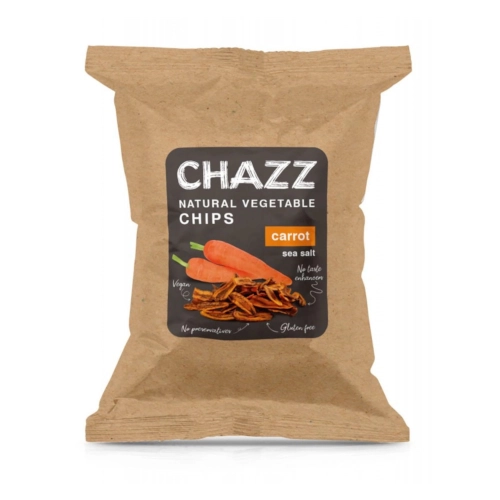 Chipsy marchewkowe z solą morską 50g