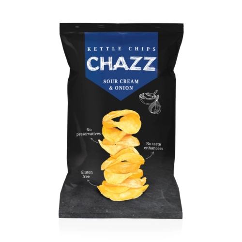 Chipsy ziemniaczane o smaku śmietany z cebulką 90g