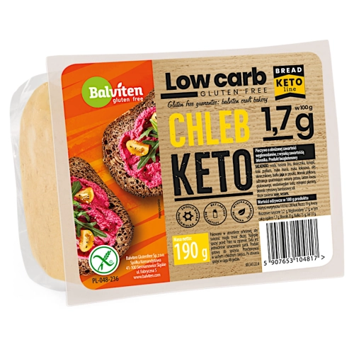 Chleb KETO 190g Bezglutenowy