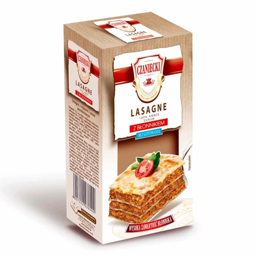 Makaron Czaniecki z błonnikiem Lasagne 500g
