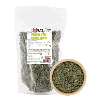 Pestki dyni prażone solone 500g