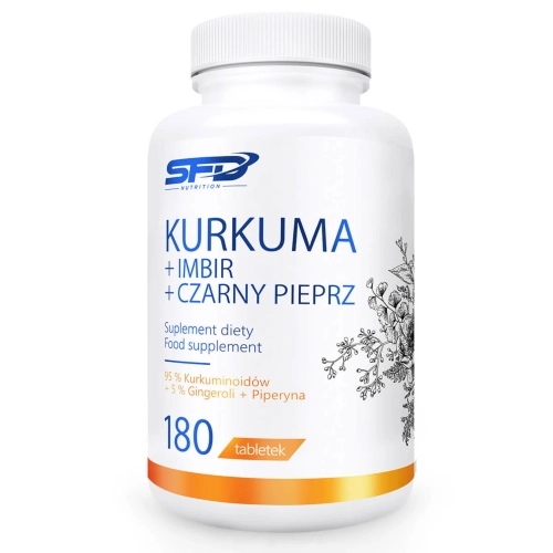 Kurkuma + Imbir + Czarny pieprz 180tab - SFD.webp