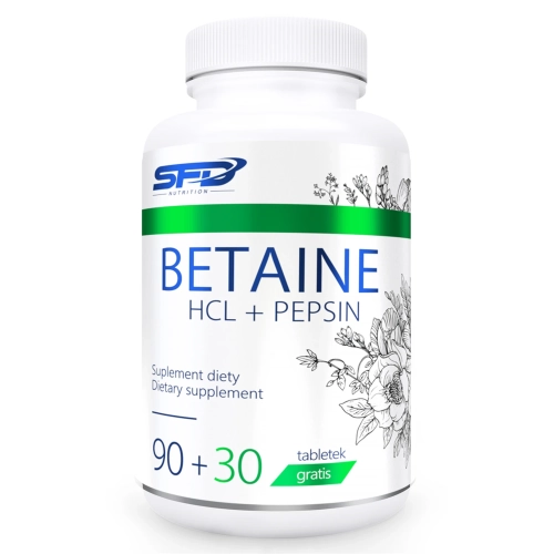 Betaine HCL + Pepsin 120tab - SFD.webp