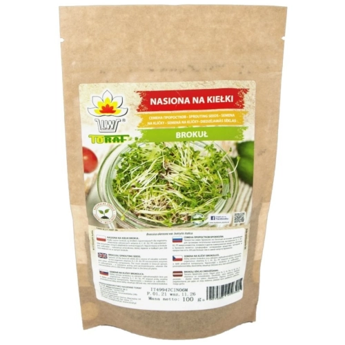 Nasiona na kiełki - brokuł RAAB  100g.webp