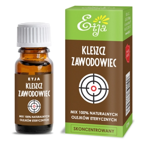 ETJA Kleszcz zawodowiec - mix 100% naturalnych olejków eterycznych 10ml.webp