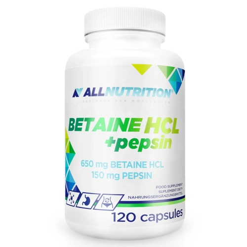 Allnutrition Betaine HCL + Pepsin 120kap.webp