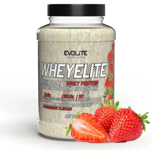 Evolite WheyElite 900g Strawberry Label.webp