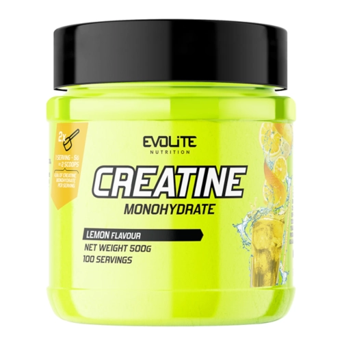 Evolite Creatine Monohydrate 500g Lemon.webp