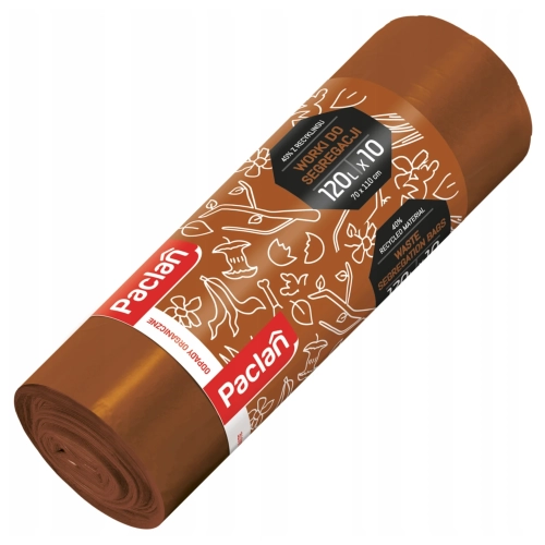 Paclan worek do segr bio odpady 120l 10 szt br.webp