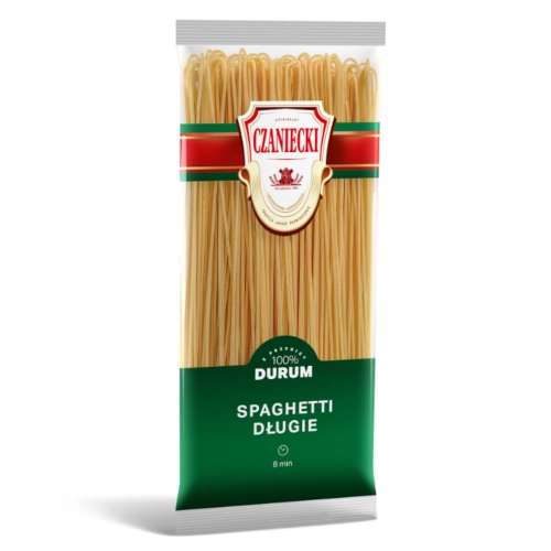 Makaron Czaniecki Amber Durum Spaghetti dł. 400g