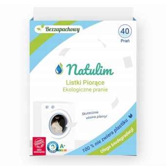 Eko listki do prania Natulim bezzapachowe.webp