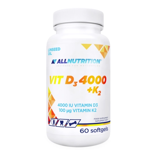 ALLNUTRITION VIT D3 4000 + K2, 60 kapsułek.webp