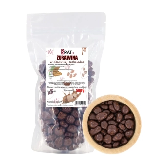 Żurawina w deserowej czekoladzie 500g