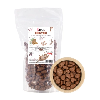 Rodzynki w mlecznej czekoladzie 500g