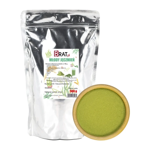Polski młody jęczmień 500g