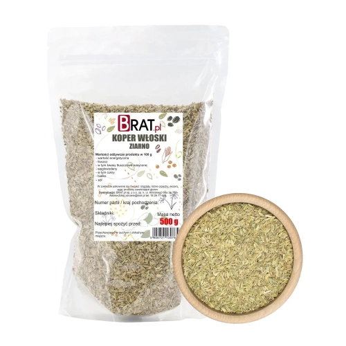 Koper włoski ziarno 500g