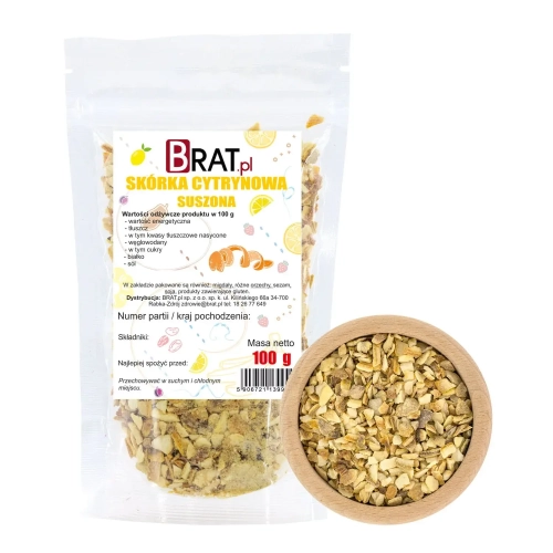 Skórka cytrynowa suszona
