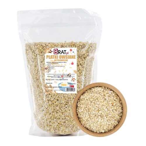 Płatki owsiane błyskawiczne 1kg