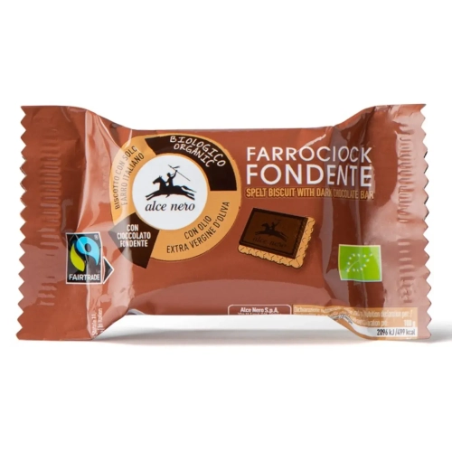 Herbatniki orkiszowe z gorzką czekoladą BIO 28g