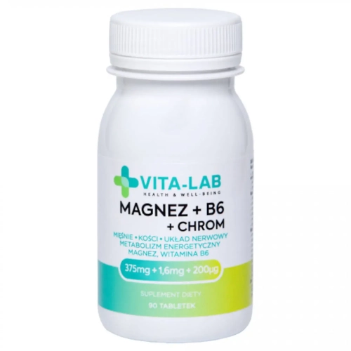 VITA-LAB Magnez + B6 + Chrom 90tab