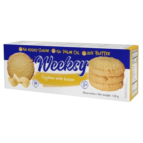 WEEKSY Ciasteczka maślane 120g