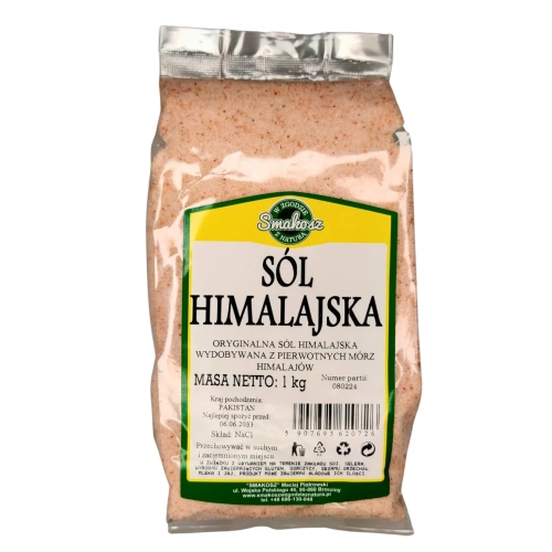Sól himalajska drobnoziarnista 1 kg - Smakosz.webp