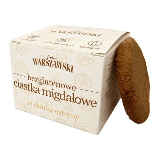 Ciastka Warszawskie - migdałowe ze skórką cytryny 150g.webp