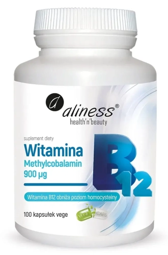 Witamina B12 Methylcobalamin 900µg 100kap