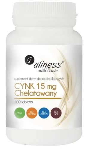 Cynk Chelatowany 15mg 100tab