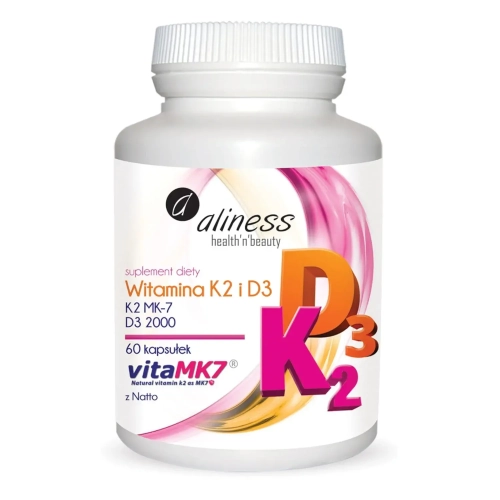 Witamina K2 Mk-7 100mcg + D3 2000 60kap