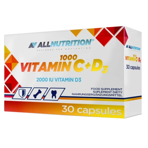 Allnutrition VITAMIN C 1000 + D3 30kap