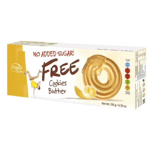 SUGAR FREE Gniazda maślane 135g