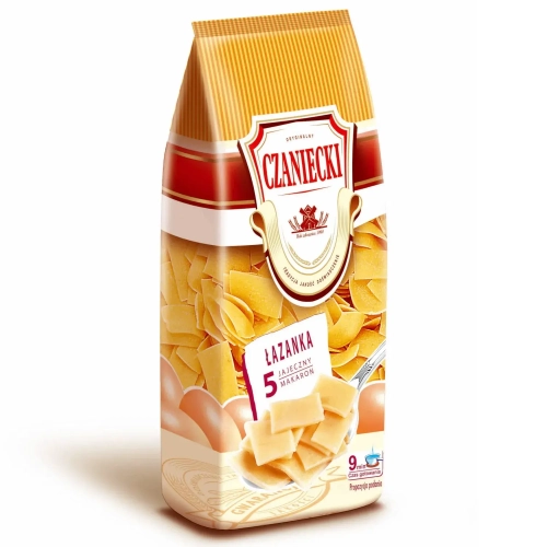 Makaron Czaniecki 5-jajeczny Łazanka 250g