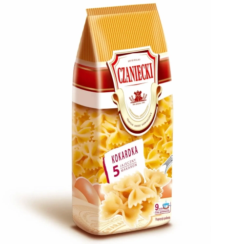 Makaron Czaniecki 5-jajeczny Kokardka 250g