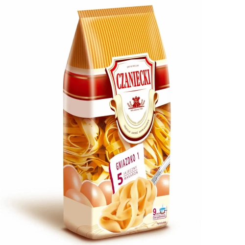 Makaron Czaniecki 5-jajeczny Gniazdko nr1 500g