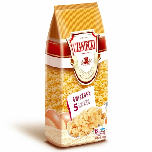 Makaron Czaniecki 5-jajeczny Gwiazdka 250g