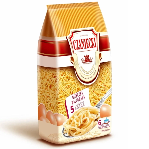 Makaron Czaniecki 5-jajeczny Niteczka Walcow 250g